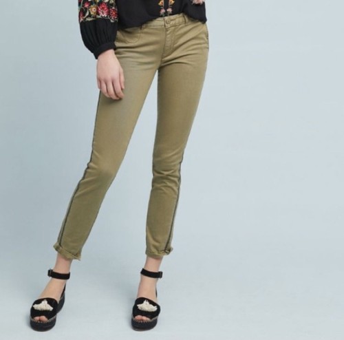 Anthropologie Chino Relaxed Pants Size 