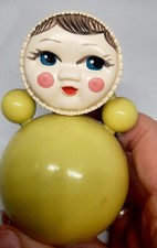 Small vintage children's toy USSR Nevaljashka Tumbler 8 cm       