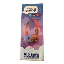 Disney Emoji Mickey Kid Safe Volume Limiting Headphones Over the Ear Ages 6 