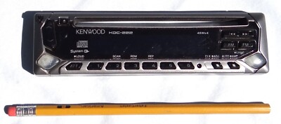 Kenwood KDC-222 In-Dash AM/FM CD Stereo Detachable Face Plate | eBay