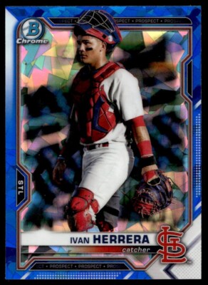 2021 Bowman Chrome Sapphire Ivan Herrera G116 St. Louis Cardinals #BDC