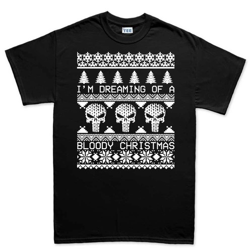 Punisher Ugly Christmas Xmas Sweater 