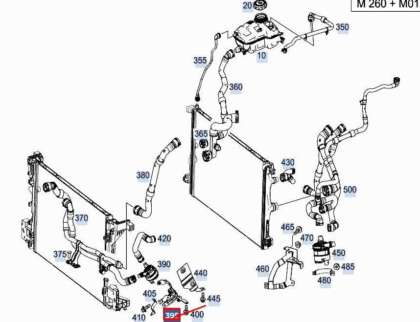 Support de pompe à eau neuf pour MERCEDES-BENZ A W177 A1775202000 d'origine
