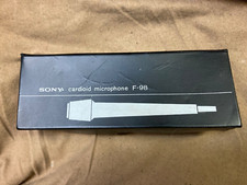 Sony F-98 Cardioid Microphone with storage case, Instructions and stand