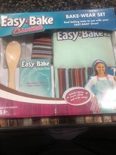 Easy Bake Essentials Bake Ware Set Striped Apron Set by Hasbro New  Sealed