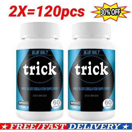 2x Blue Salt Trick Durchblutungsergänzungsmittel für Herren | 60 Stück