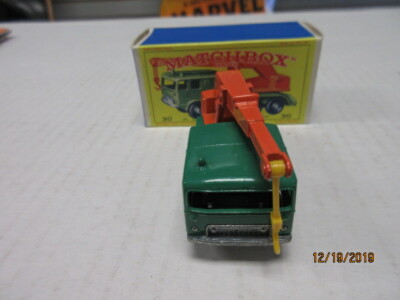 Lesney Matchbox 30 8 Wheel Crane Boxed Superfast England b