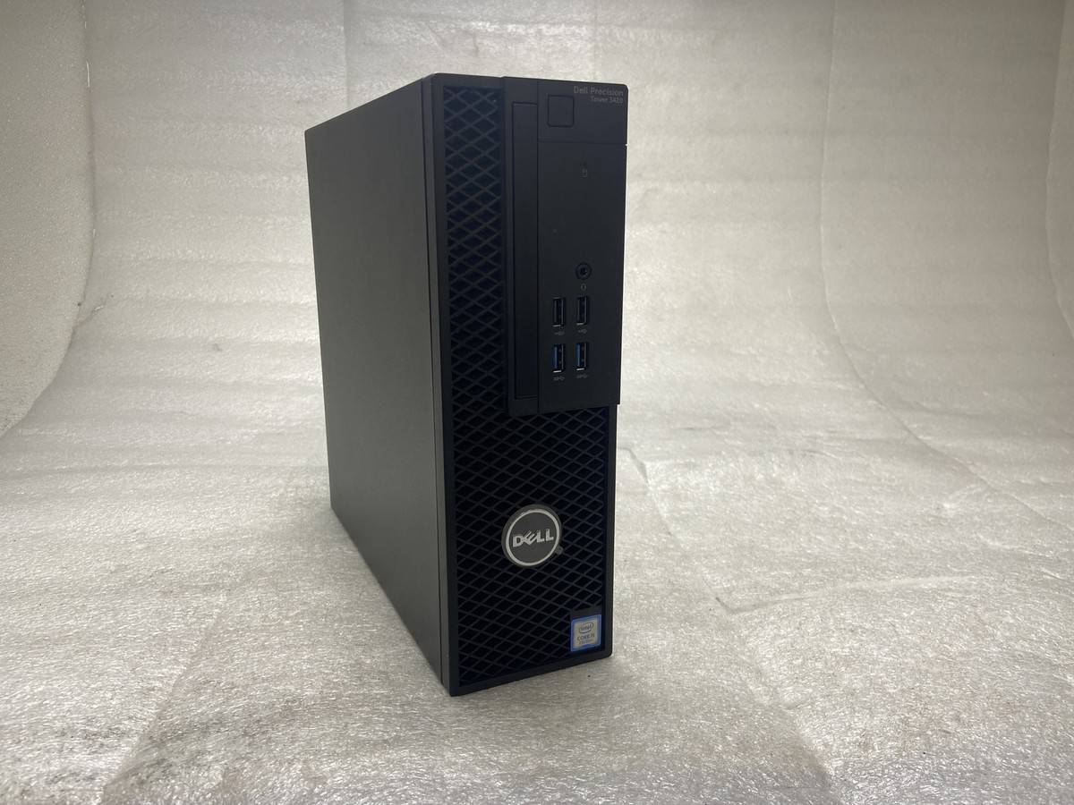 Dell Precision Tower 3420 Desktop Core i5-7500 3.40GHz 8GB RAM 1TB
