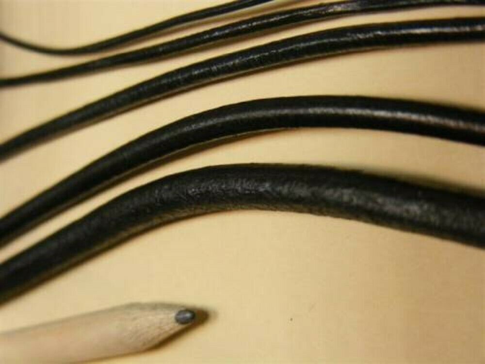 4 WIDTH 1mm to 4mm Black Real Leather Cord Thonging Jewellery Thong 1 2 4m+ 086 eBay