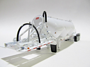 DCP FIRST GEAR 1/64 SCALE WHITE / WHITE  FRAME TRIPLE AXLE HEIL PNEUMATIC TANKER