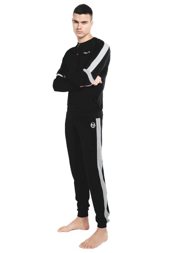 Pigiama SERGIO TACCHINI cotone caldo UOMO manica lunga premium tuta INVERNALE - Afbeelding 13 van 15