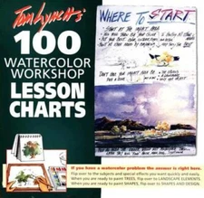 100 Watercolor Workshop Lesson Charts - Spiral-bound By Lynch, Tom - GOOD