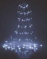 Draht Lichterkette - Kalt Weiß / 300 Led - Deko Leuchtdraht Weihnachten AußEn
