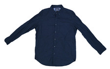 Banana Republic Mens Slim Fit Custom 078 Wash Long Sleeve Button Down Shirt L