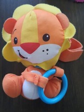 Infantino Pop  Play Rattle Jittery Pal Lion Carseat Stroller Playpen Baby Toy