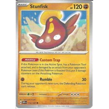 112/197 Stunfisk : Uncommon Card : SV03 Obsidian Flames Pokemon TCG