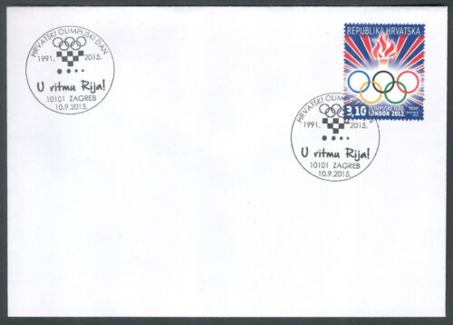 Croatia, 2015-09-10, Sport - Olympic Day, Rio de Janeiro, special postmark - Afbeelding 1 van 1