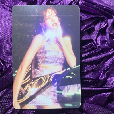 Lisa Alterego BLACKPINK KPOP Idol Goddess Photo Card Purple Lights