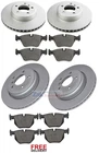FOR BMW E60 E61 5 SERIES 520D 525D 530D 535D FRONT & REAR BRAKE DISCS & PADS NEW
