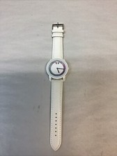 MOVADO BOLD MB.01.3.29.6157 42mm Swarovski Crystals Leather Watch READ 