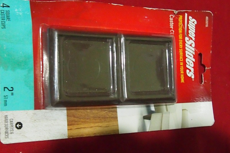 Furniture Super Sliders Protection Caster 4 Cups   2" 51mm Brown