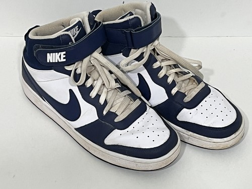 Größe 7Y - Jungen Nike Mid-Top Basketball Turnschuhe - royalblau