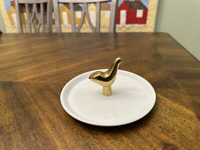 Gold Bird Ring Holder Trinket Dish -Nate Berkus 2016 Target 3/4