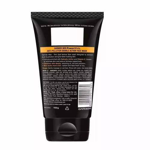 Garnier Men Turbo Bright FACE WASH FAST DISPATCH FRESH STOCK BUY 2 GET 1 FREE - Picture 8 of 11