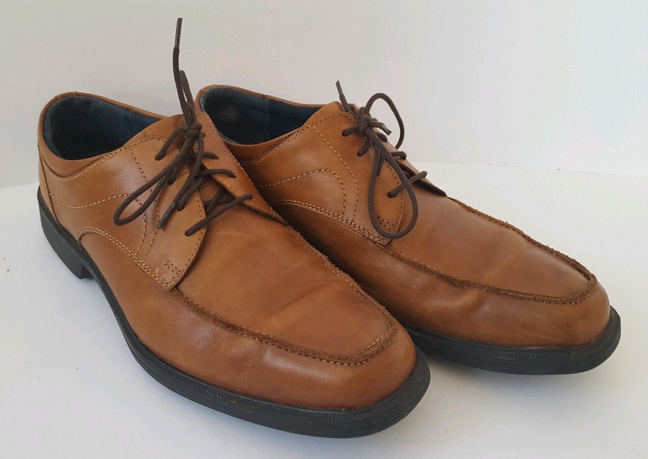 SAOLA Scarpe Oxford Nunn Bush in pelle marrone Chattanooga Comfort Gel da uomo taglia 10M