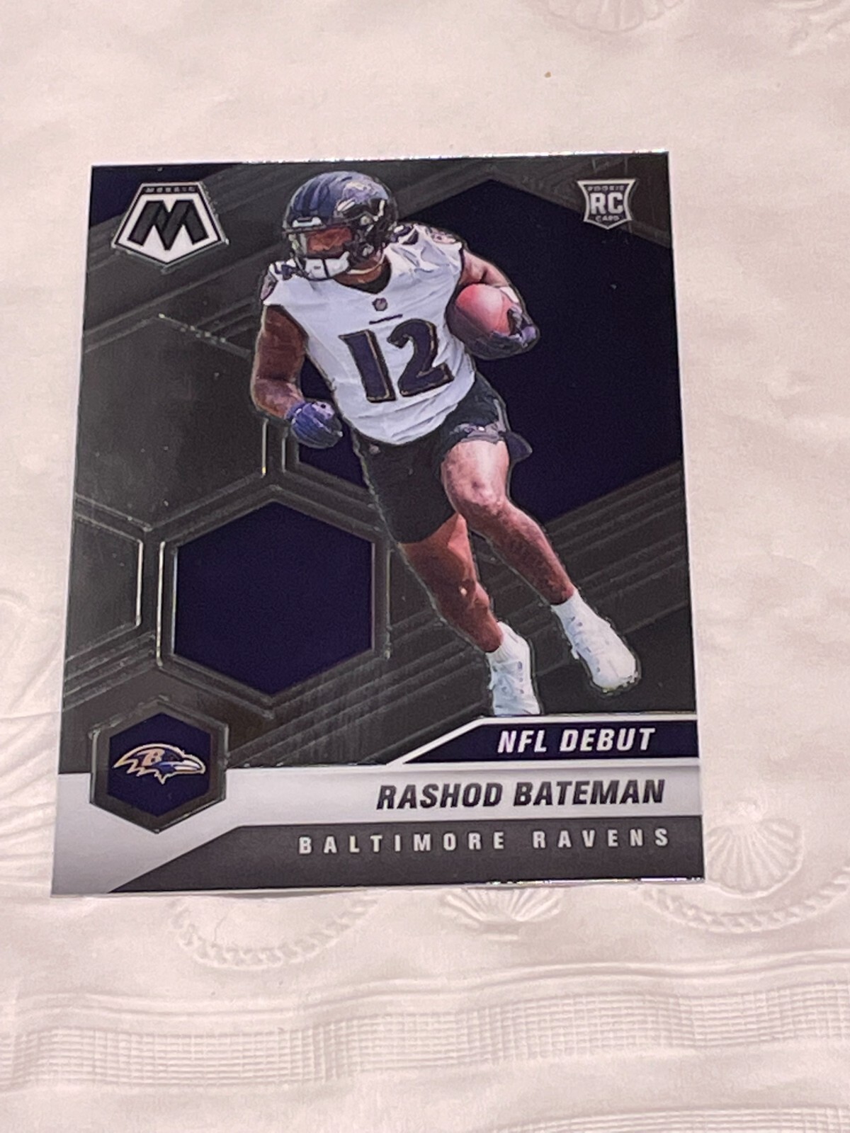 2021 Panini Mosaic Rashod Bateman #249 Rookie Ravens RC (A)