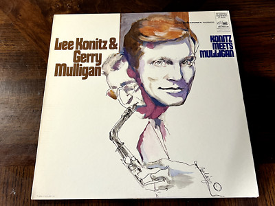 Lee Konitz & Gerry Mulligan- Konitz Meets Mulligan- LP 1968 Pacific ST-20142
