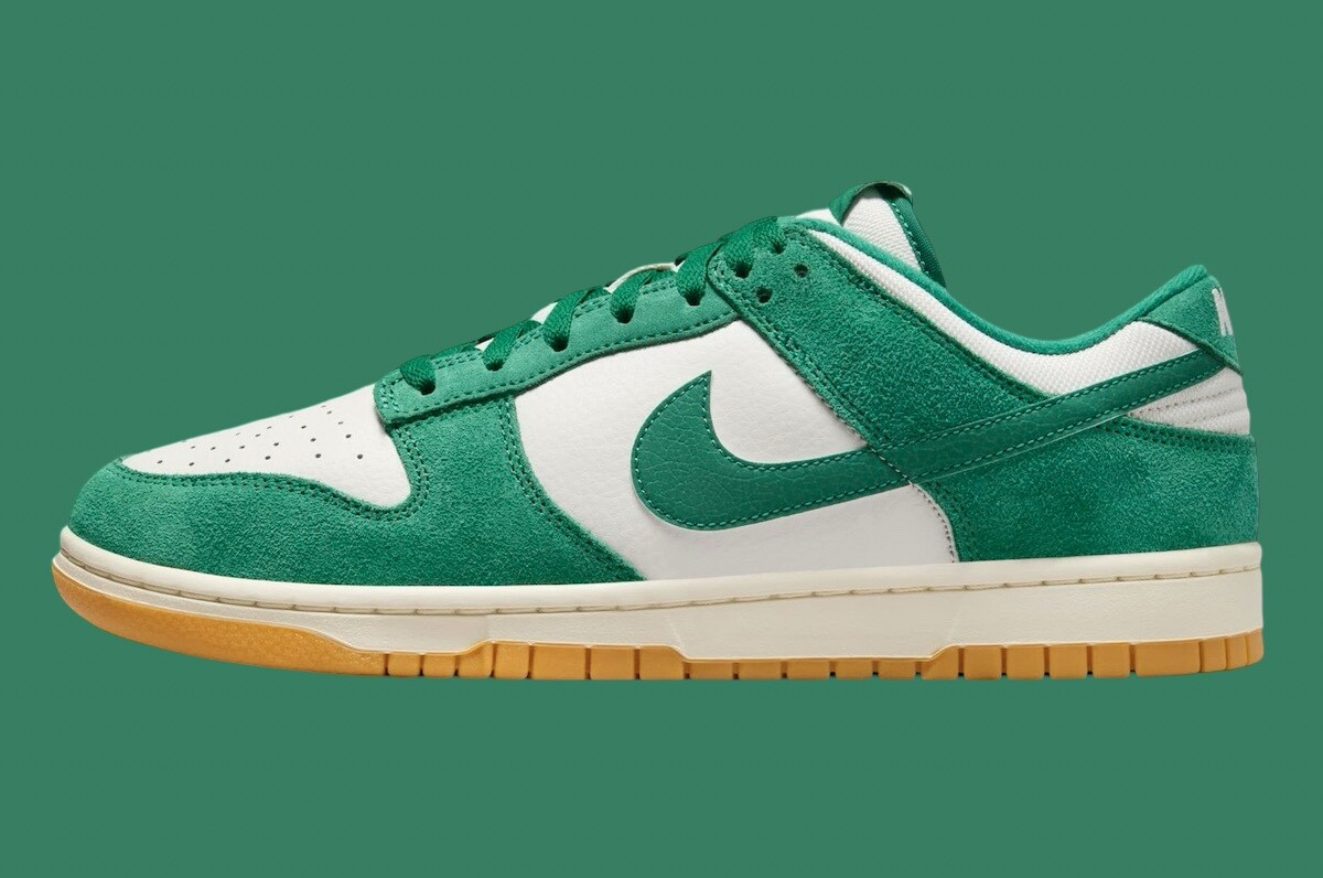 Nike Dunk Low Retro SE Malachite Green Phanton White Gum HQ1519-030 sz 13 Mens