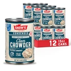 Condensed New England Clam Chowder, 4g Protein/Serving, 15 oz Can (Pack of 12)