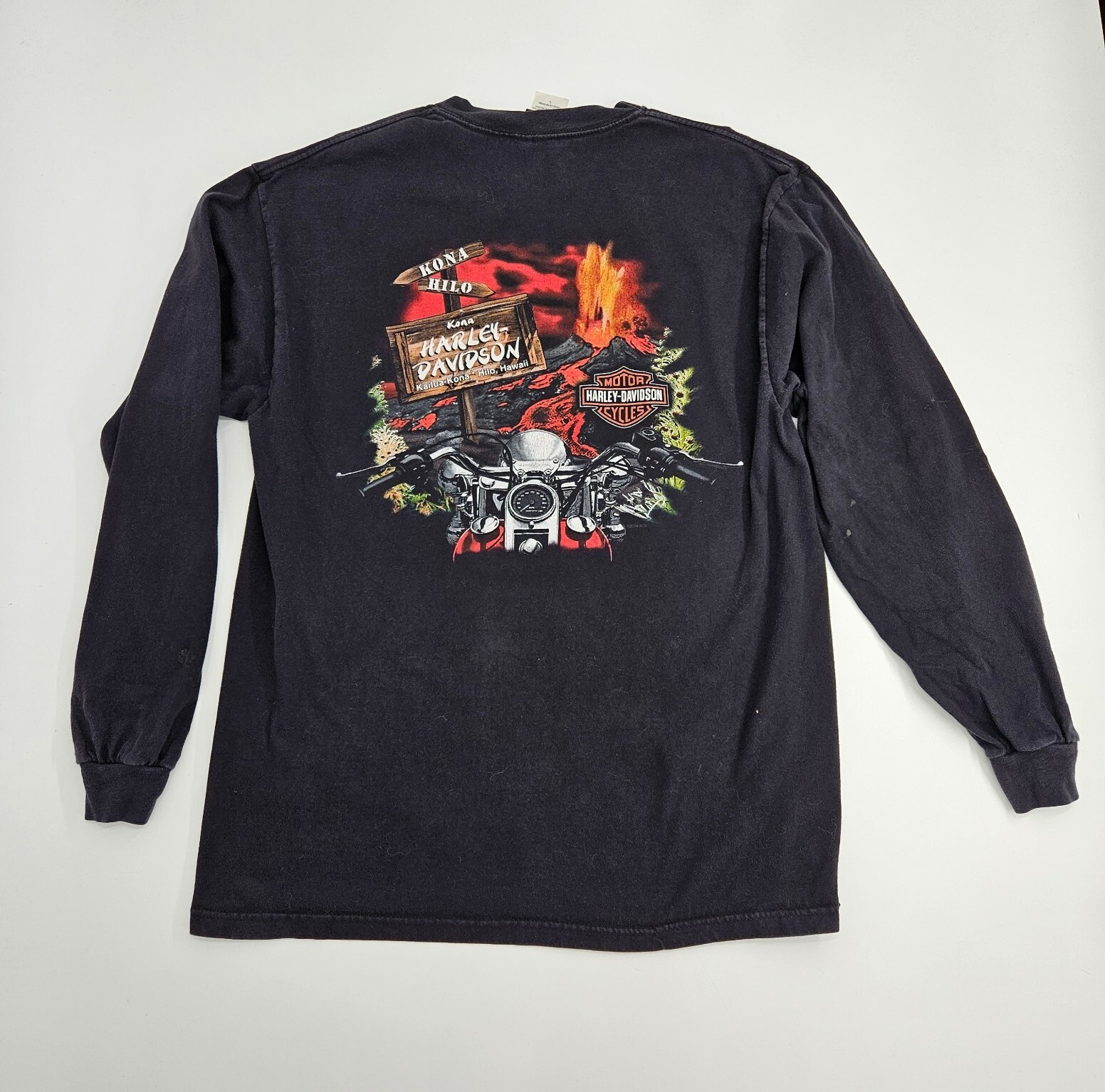 Harley Davidson KailuaKona Hilo Hawaii Shirt Men's S… Gem