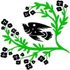 30 Custom Black Bird Art Personalized Address Labels