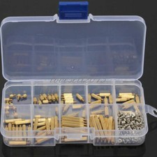 270 Pcs Male Female Brass PCB Spacer Standoff Screw Nut Threaded M2