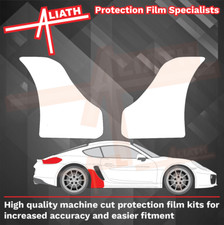 Adatto per Porsche Cayman 981 davanzale QTR arco protezione trucioli pietra pellicola protezione vernice