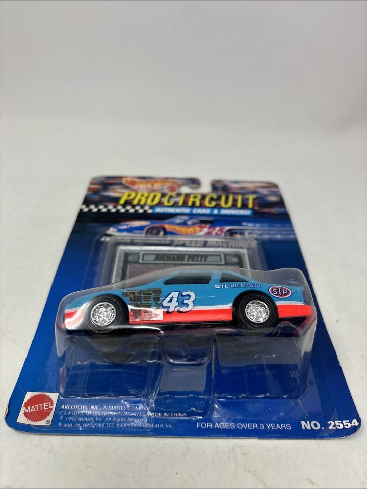 Hot Wheels 1992 Pro Circuit NASCAR Racing #43 Richard Petty Speed Machines 2554 Foto 3 de 4