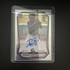 Bowman Chrome 2026 Roldy Brito 1st Rookie on card Auto #CPA-RB Rockies