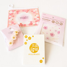 Japanese Beauty Set 5 Styles Oil Blotting Paper Sakura Kawaii Hair Accessories