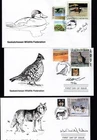 CANADA SASKATCHEWAN WILDLIFE FEDERATION 1996, 2001-2 FDC ALL A/S