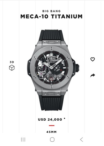 2020 Hublot Big Bang Meca-10 Titanium 45mm