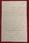1862 32nd Iowa Infantry Civil War Letter Ezra Little Cape Girardeau Mo.