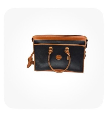 Vintage 80s Dooney and Bourke All Weather Leather Satchel  - A1218605 -Style R28