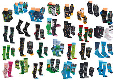 2 Paar Socken Socks 4 Fun neue lustige Motive Damen Herren missmatched Style