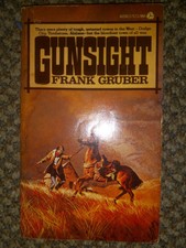 Gunsight Frank Gruber Vintage Paperback As Sh...