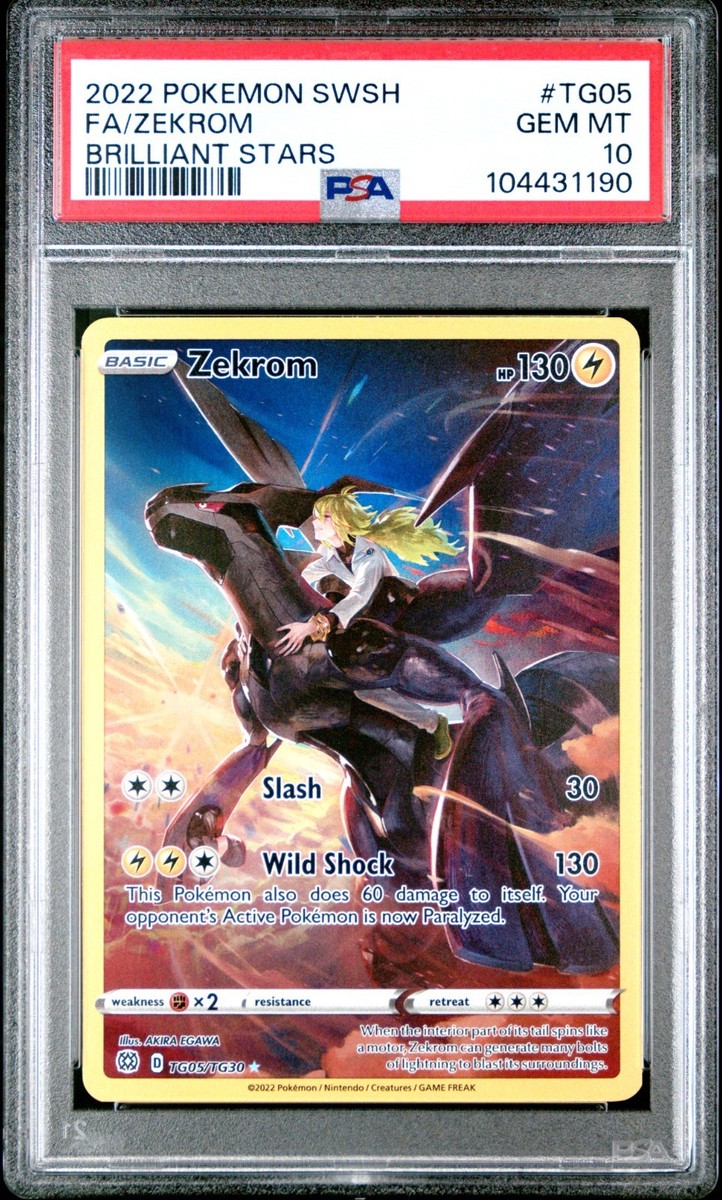 Zekrom #TG05 Brilliant Stars Pokemon PSA 10 | eBay
