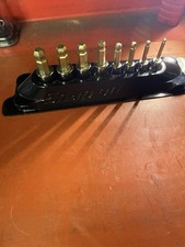 Snap-on Pakty229 8pc Combination Hex Bit Sockets with Magnet Tray Included.
