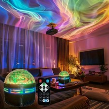 USB Starry Projector Galaxy Night Light With Ocean Wave Sky Light Projector