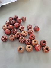 100Pcs mixed BOHO Wooden Beads for Macrame Charms Jewellery Crafts